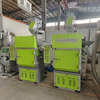 Machine de sablage à bande en caoutchouc certifiée CE, équipement de sablage, sablageuse à chenilles, prix