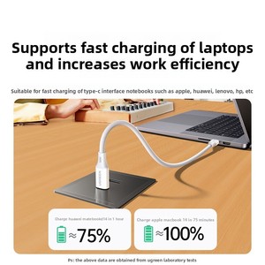 Câble USB Type C vers Type C UGREEN 240W, charge rapide PD 5A, tressé, pour téléphone portable <span class=keywords><strong>Apple</strong></span>, Android, tablette, ordinateur portable, <span class=keywords><strong>chargeur</strong></span> USB C - Product Image 5