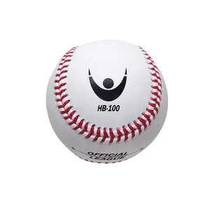 Official league full grain cowhide leather wool winding baseball ball for training HB-100