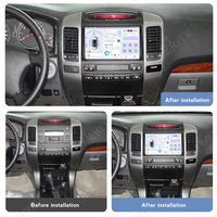MEKEDE X10 X20 X30 X40 UIS7865 8+128G QLED AKM DSP CarPlay sans fil Android Auto pour Toyota Prado 2002-2009