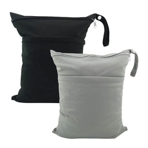 Logo personnalisé d'usine Poches à fermeture éclair réutilisables et étanches Pochette de piscine de plage de voyage Sac de couches sèches humides - Product Image 2