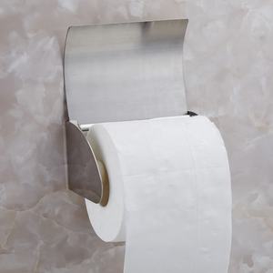 Estilo europeo de acero inoxidable baño tejido titular de papel de pared impermeable rollo de papel higiénico titular con estante - Product Image 6
