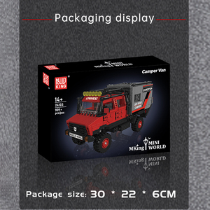 MOULD KING 24103 Off-Road <strong>Camper</strong> <strong>Van</strong> Building Blocks Set Unimog Style RV Truck Model MOC Bricks <strong>Toys</strong> for Kids Adults DIY Gift - Product Image 6