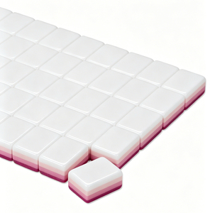 Tuiles de Mahjong Américaines Roses Personnalisées de Luxe en Acrylique Écologiques Durables Pliables Intérieur/Extérieur Enfants Vente en Gros Marque <span class=keywords><strong>Yuxi</strong></span> - Product Image 4