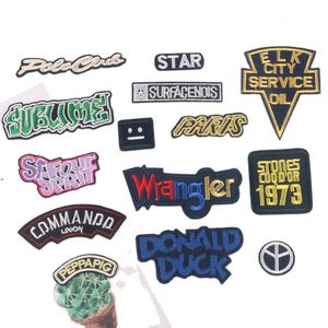 New Design Embroidery Words Letter Applique for Hoodies Hat Decoration - Product Image 1