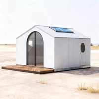Niches pour chiens d'extérieur modernes en acier inoxydable, grande taille, imperméables et isolées thermiquement, design luxueux