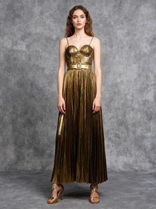 Chic Styles and Comfort in fit and flare gold dress for Trendy Women Chic Styles and Comfort in fit and flare gold dress for Trendy Women