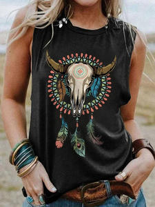 <span class=keywords><strong>Camiseta</strong></span> sin mangas Sexy para mujer para verano 2025, ropa de calle informal occidental Vintage con decoración de logotipo, <span class=keywords><strong>camiseta</strong></span> estampada - Product Image 6