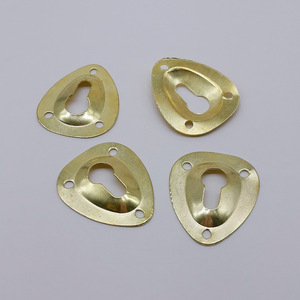 Golden Three Eyed Concealed Hanging Hook Iron Plated Slip Hook For Picture <b>Frame</b> <b>Mounting</b> - Product Image 2
