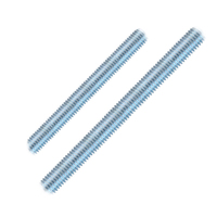 Grade 2 Galvanized Screw Rod 3/8 1/2 5/8 ASME/ASTM Tooth Rod BS Thread 1 Meter Stud Full Thread UNC Thread Rod