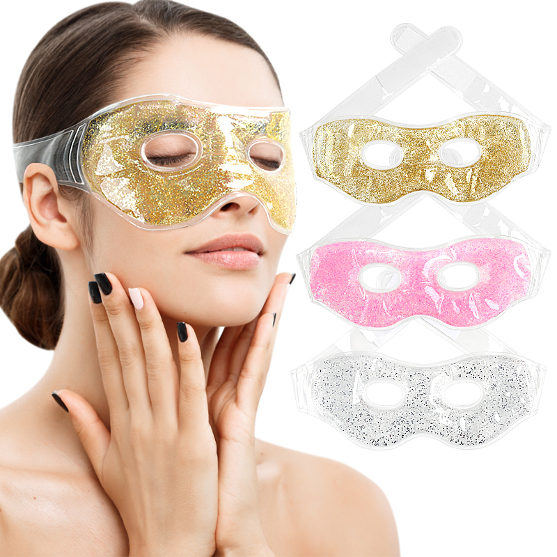 Summer Soft Glitter Gel Eye Patch with Light Blocking Sleep Mask Physical Cooling Eye Relief Ice Pack Product Category