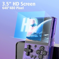 Console de jeu rétro miniature R35 Plus, écran HD de 3,5 pouces, Wi-Fi, système Linux RK3326, lecteur de jeu portable, 10 000 jeux