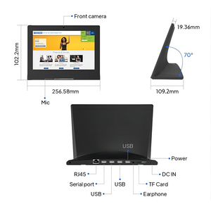 NFC POE L Shape Android 6.0 RK3128 1280*800 Tablet Tablet Touch Screen With RK3128 1+16GB - Product Image 4