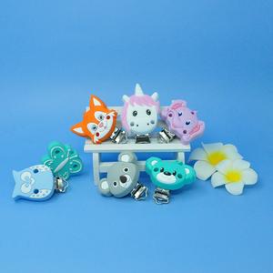 Sucette pour bébé 2021, très vendue, avec attache pour biberon, étui et chaîne en <span class=keywords><strong>silicone</strong></span>, clip pour sucette - Product Image 2