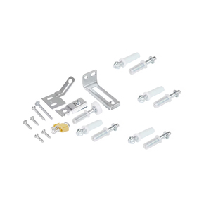 Support de fixation personnalisé en acier zingué avec goupille d'alignement, kit de réparation de quincaillerie de porte, accessoires de quincaillerie pour meubles - Product Image 6