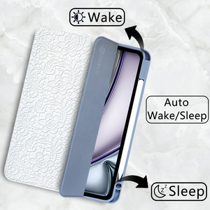 Housse de tablette ultra-mince pour <span class=keywords><strong>Ipad</strong></span> 2017 5e 2018 <span class=keywords><strong>6e</strong></span> <span class=keywords><strong>génération</strong></span> 9.7 pouces étui en cuir PU - Product Image 4