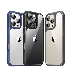 Custodia per telefono in tinta unita per <span class=keywords><strong>iPhone</strong></span> 15 pro 14 13 11 XS Max antiurto <span class=keywords><strong>Cover</strong></span> paraurti per <span class=keywords><strong>iPhone</strong></span> 16 custodie trasparenti - Product Image 1
