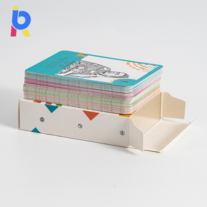 Nhà máy trực tiếp tùy chỉnh thiết kế cán bóng THẺ <span class=keywords><strong>FLASH</strong></span> boong kraft giấy nghệ thuật giấy tráng các tông tuck hộp - Product Image 4