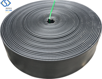 Tuyau de drainage plat en PVC de 10 pouces, tuyau d'eau plat en PVC
