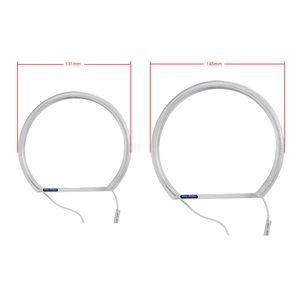 4x131MM nouveau faisceau haut/bas <span class=keywords><strong>CCFL</strong></span> LED 12V camion voiture ange yeux lumière PVC matériel Installation facile pour 3 5 7 série E36 <span class=keywords><strong>E46</strong></span> - Product Image 3