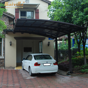 Chất lượng ngoài trời nhôm carport tán mạnh mẽ và mạnh mẽ cho nhà để xe ô tô & bãi đậu xe phong cách đơn giản xe đổ - Product Image 3