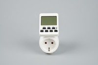 Umweltfreundlicher Modischer Digitaler Zeitschaltuhr-Steckdosenadapter EU-Standards Einphasig Batteriebetrieben Kupfer IP21/IP44 250V