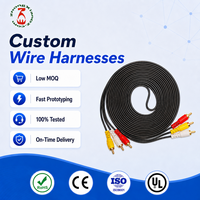 Großhandel 3RCA AV-Kabel 3 Stecker auf 3 Stecker Vergoldet PVC-Ummantelung 1,5M OEM CE RoHS für DVD Set-Top-Box TV