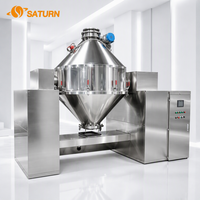 Mélangeur à tambour automatique multifonctionnel en acier inoxydable de qualité alimentaire SATURN avec capacité de chauffage 20-200L et moteur 220V
