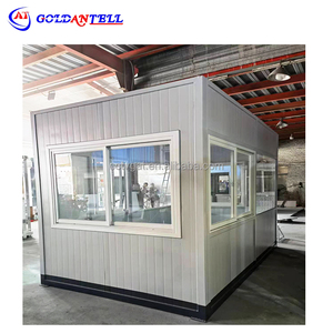 Cabina de seguridad de estilo tradicional personalizada, estructura de acero de Color con cerradura, cabina de protección impermeable con ruedas para venta de apartamento - Product Image 5