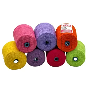 Original Factory Custom Logo 80 Colors 100% New Zealand Wool Rug Core Spun Yarn Tufting Yarn Wool Yarn For Knitting