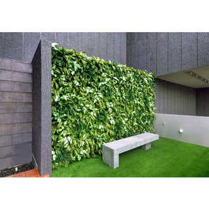 Campione gratuito recinzione decorazione della parete di erba artificiale <span class=keywords><strong>piante</strong></span> da <span class=keywords><strong>siepe</strong></span> di bosso per <span class=keywords><strong>balcone</strong></span> - Product Image 4