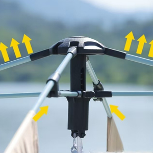 Tente <span class=keywords><strong>en</strong></span> tissu Oxford à quatre côtés entièrement automatique, protection solaire extérieure, ouverture rapide, portable, monocouche, pour 3-4 personnes, <span class=keywords><strong>camping</strong></span>, pique-nique - Product Image 3