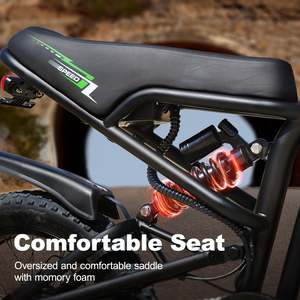 จักรยานไฟฟ้า AVDL BIKE A50 20 รุ่น All-Terrain มอเตอร์ 250W ความเร็ว 25 กม./ชม. แบตเตอรี่ 48V 14.25Ah ระยะทาง 60-120 กม. สีดำ สำหรับทุกสภาพพื้นผิว 250W - Product Image 1
