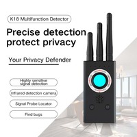 Scanner audio anti-espion multifonction T16 Système d'alarme de sécurité pour voitures, hôtels, GPS Détecteur de signal de radiofréquence