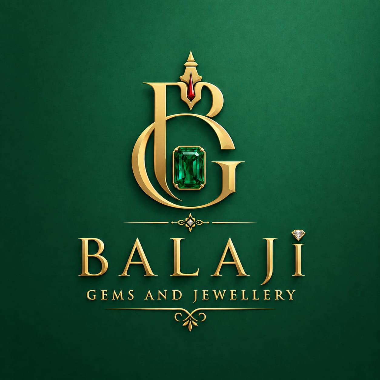 BALAJI GEMS AND JEWELLERY logo