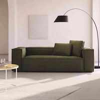 Fauteuil de loisirs minimaliste nordique droit, compressé, écologique, durable, confortable, en tissu, gain de place pour salon