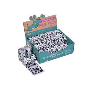 ถุงกำจัดมูลสัตว์เลี้ยง ย่อยสลายได้ ทำจากแป้งข้าวโพด สำหรับสุนัข พร้อมฉลากสั่งทำ - Product Image 1