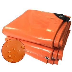 Lona de PVC Naranja Resistente, Rollo de Tela Impermeable para Cubiertas Exteriores - Product Image 5