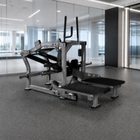 Appareil de musculation Belt Squat à charge par plaques pour squats sécurisés, étirements des jambes, fessiers et fessiers-hanches