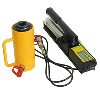 Testeur de force d'ancrage hydraulique électrique portable, jauge compacte à affichage numérique pour essais de traction de boulons