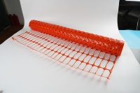 Clôture de sécurité en plastique durable, légère, orange, en HDPE stabilisé aux UV, pour chantier de construction