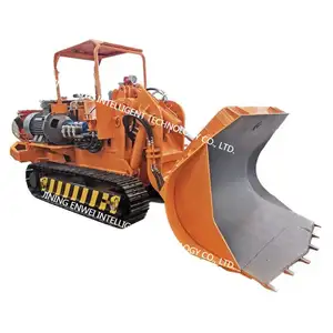 Mining underground full hydraulic crawler travel side dump rock loader for sale