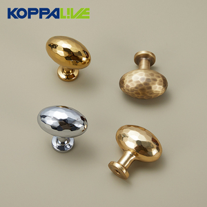 Koppalive pirinç kabine topuzu dövülmüş dokulu <span class=keywords><strong>Oval</strong></span> yumurta şekli lüks gümüş Finish eliptik kolu çekmece & dolap kapağı için - Product Image 2