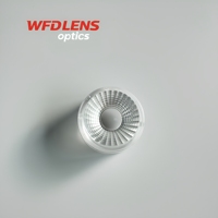 Lentille optique de 20 mm pour LED 5050 rouge et bleu à 4 puces, lentille à spot focalisé 30 °   Appareil de photothérapie pour la beauté