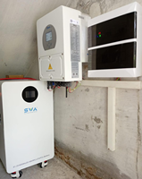 Batterie LiFePO4 16 kWh à longue durée de vie, pack de batteries 51,2 V 314 Ah pour stockage solaire domestique avec BMS intelligent