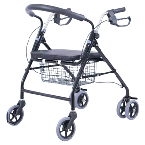 Chariot pliable et confortable léger Chariot assis et pratique pour personnes âgées pour <span class=keywords><strong>acheter</strong></span> des produits d'épicerie Walker & Rollator - Product Image 2