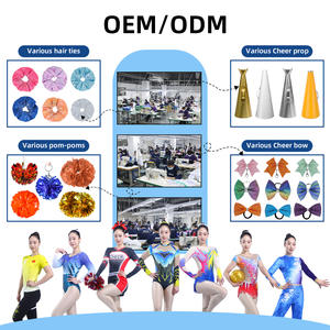 Tenues de danseuse OEM à paillettes par sublimation, justaucorps de ballet bleu roi à manches longues pour la compétition de gymnastique - Product Image 4