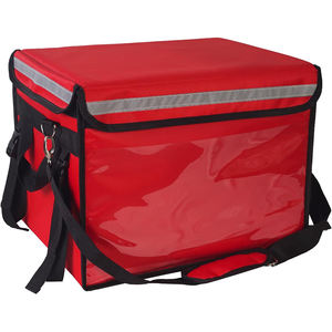 Sac isotherme publicitaire en PVC pour livraison de repas à emporter, restaurant, restauration rapide, échantillon gratuit - Product Image 1