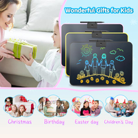Machine d'Apprentissage Interactive pour Enfants, Tablette d'Écriture LCD à Double Écran, Tableau de Dessin et Jouet Éducatif Vocal, Bloc-Notes Réutilisable