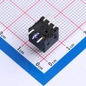 PS-8555SVB-6PLN Push Button Switch SMD Switch Self-Locking Rectangle Plunger 500mA 24V - Product Image 2